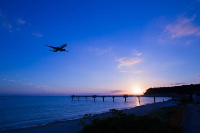 海と飛行機