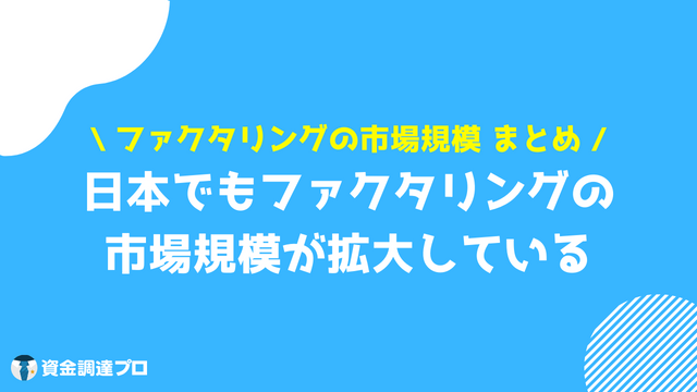 ファクタリング 市場規模 まとめ