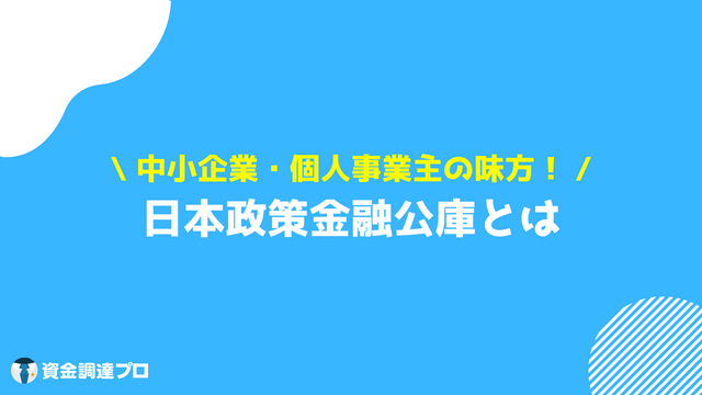 日本政策金融公庫 支店 日本政策金融公庫とは