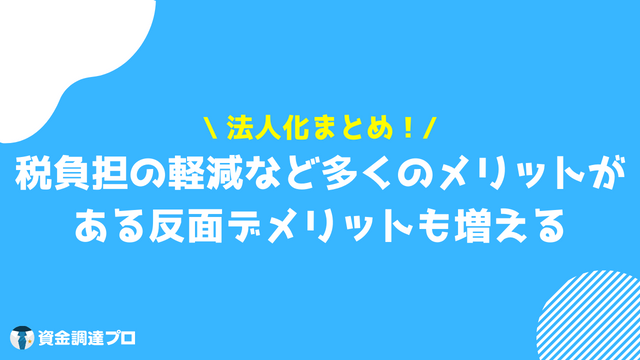 法人化 まとめ