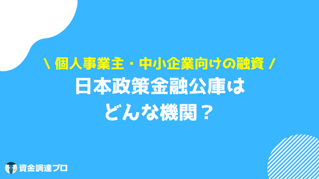 日本政策金融公庫とは