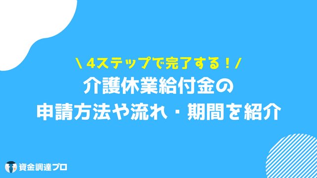 介護休業給付金 申請方法や流れ・期間