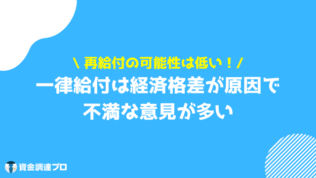 持続化給付金 2回目 可能性 理由