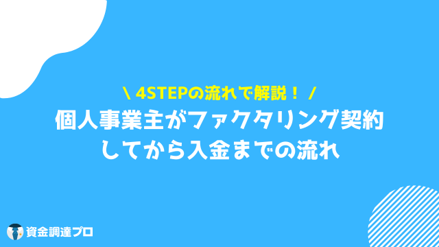 ファクタリング　個人　申し込み　流れ