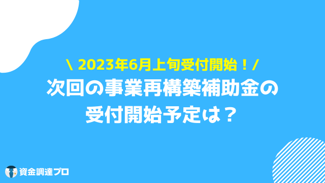 事業再構築補助金 申請代行 次回