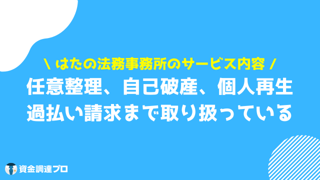 はたの法務事務所 口コミ 評判 サービス内容