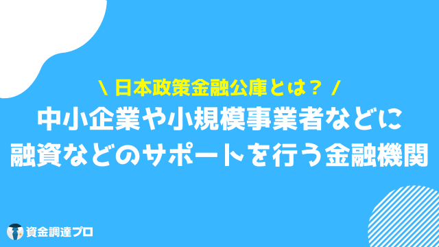 日本政策金融公庫 とは