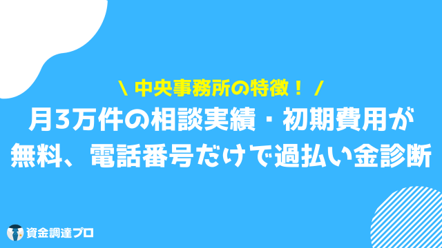 中央事務所 怪しい 特徴