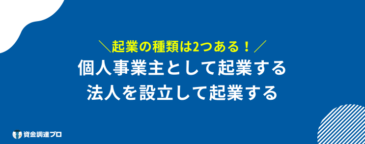 起業するには　起業の種類