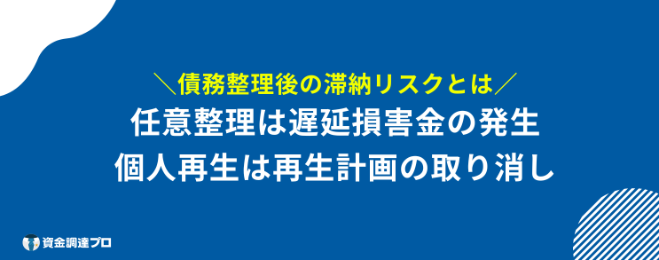 債務整理 しても 苦しい 滞納