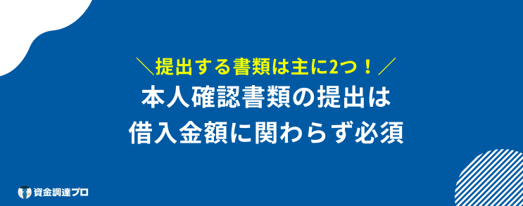 銀行から お金を借りる 書類