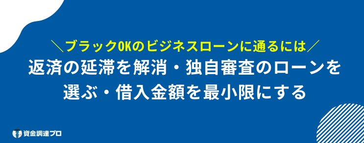 ビジネスローン ブラックOK 通過 ポイント