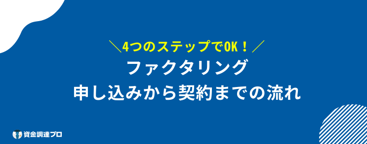 ファクタリング 必要書類 流れ