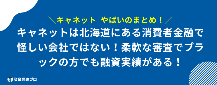 キャネット やばい まとめ