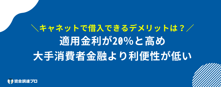 キャネット やばい デメリット