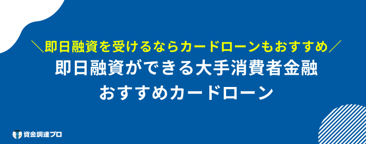 不動産担保ローン 個人向け 即日 大手消費者金融