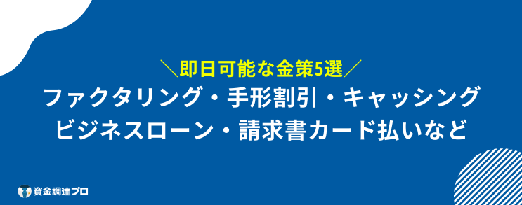 金策 即日