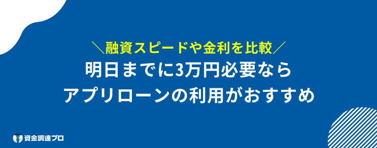 3万円借りたい 審査なし アプリローン おすすめ