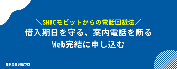 モビット 電話 回避