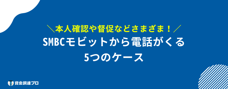 モビット 電話 5つのケース