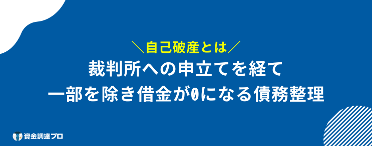 自己破産したもん勝ち とは