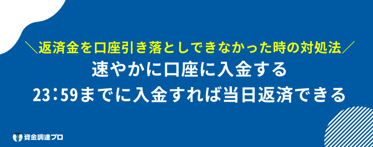 横浜銀行カードローン 返済 引き落とし 対処法