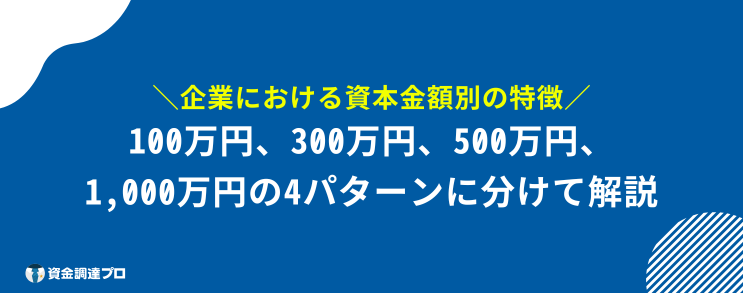 資本金 増やさない理由 企業 特徴