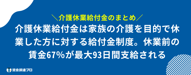 介護休業給付金 まとめ