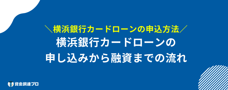横浜銀行カードローン 審査 流れ
