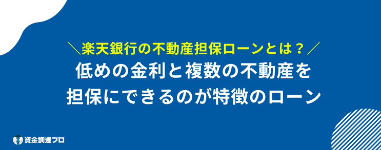 楽天銀行 不動産担保ローン とは