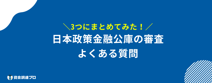 日本政策金融公庫 審査 甘い 質問