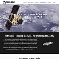 ASTROSCALE PTE. LTD.のトップページ