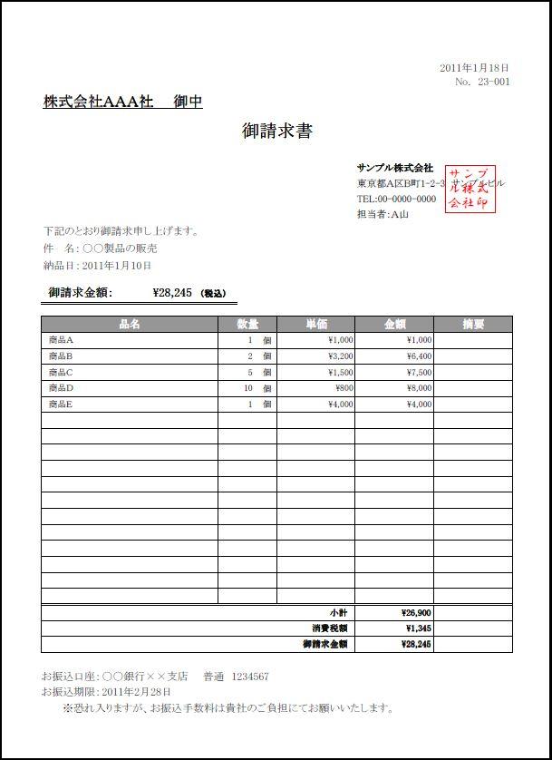 請求書の書き方 送り方10のコツ 絶対に抑えるべきポイント総まとめ 資金調達プロ