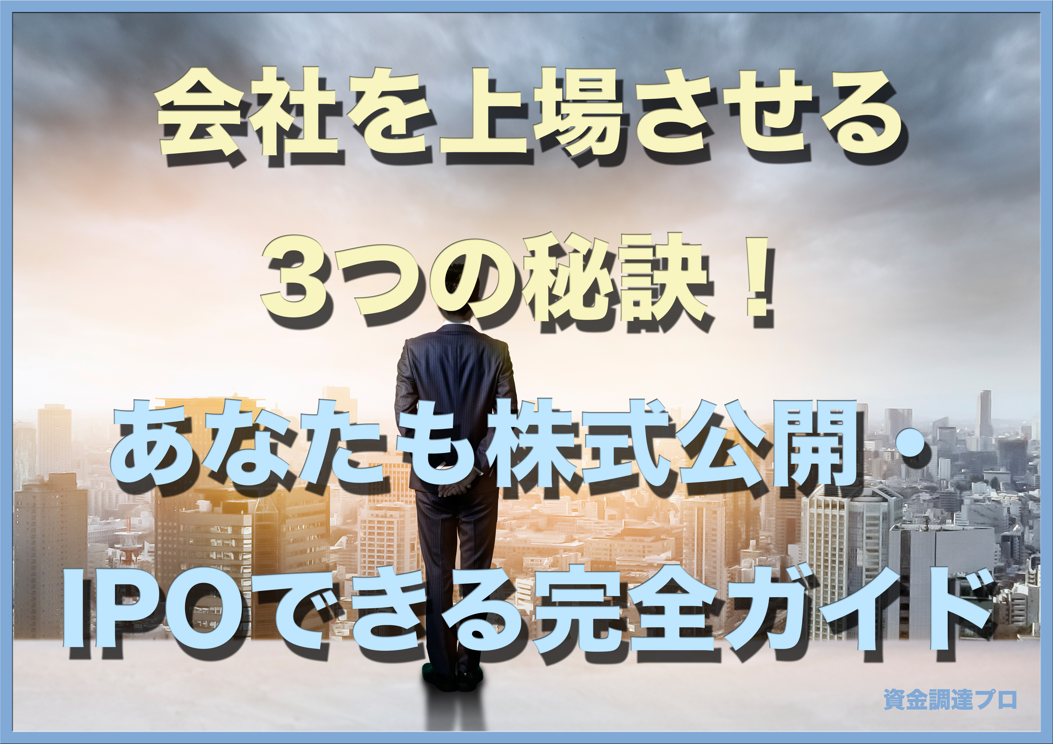 会社を上場させるのstepと3つの秘訣 あなたも株式公開 Ipoできる完全ガイド 資金調達プロ