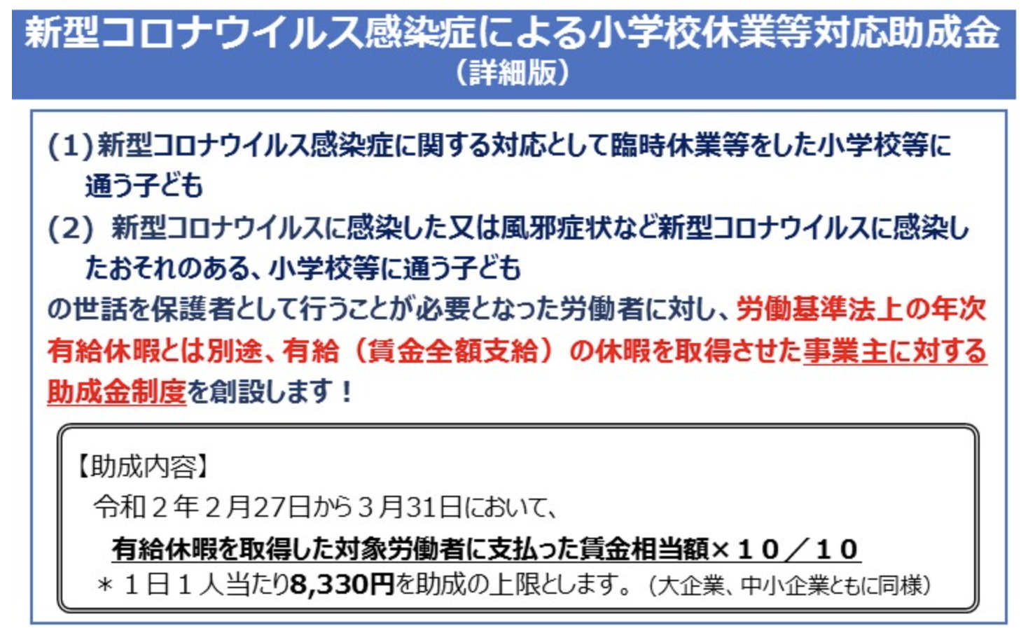 厚生労働省コロナウイルス助成金
